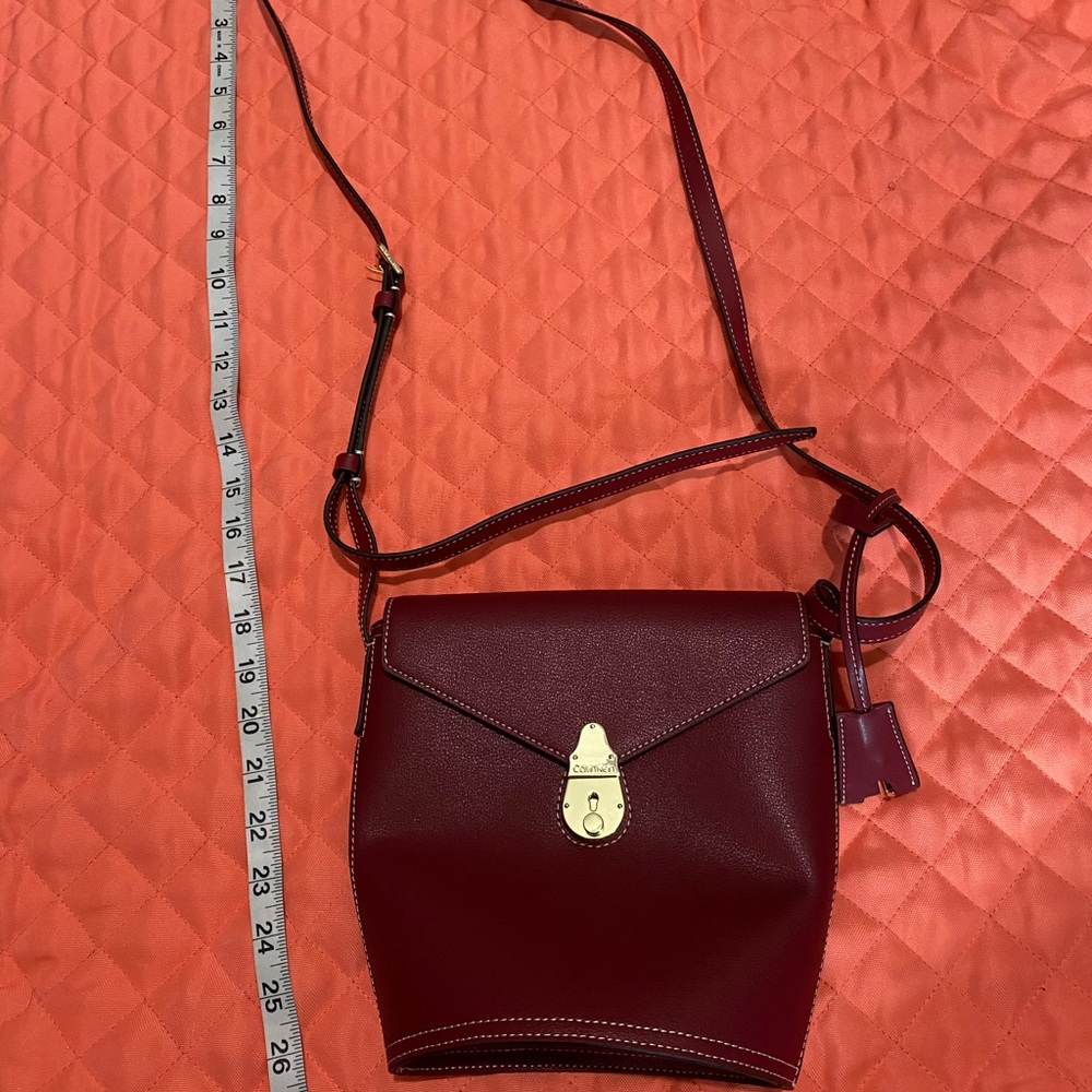 Calvin Klein leather bucket bag